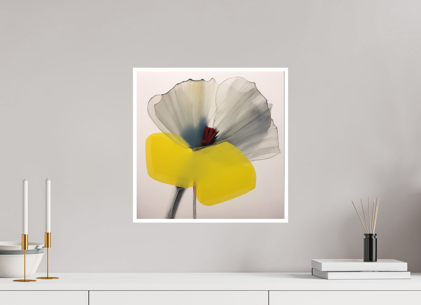 'Silent Petal Resonance' Fine Art Print