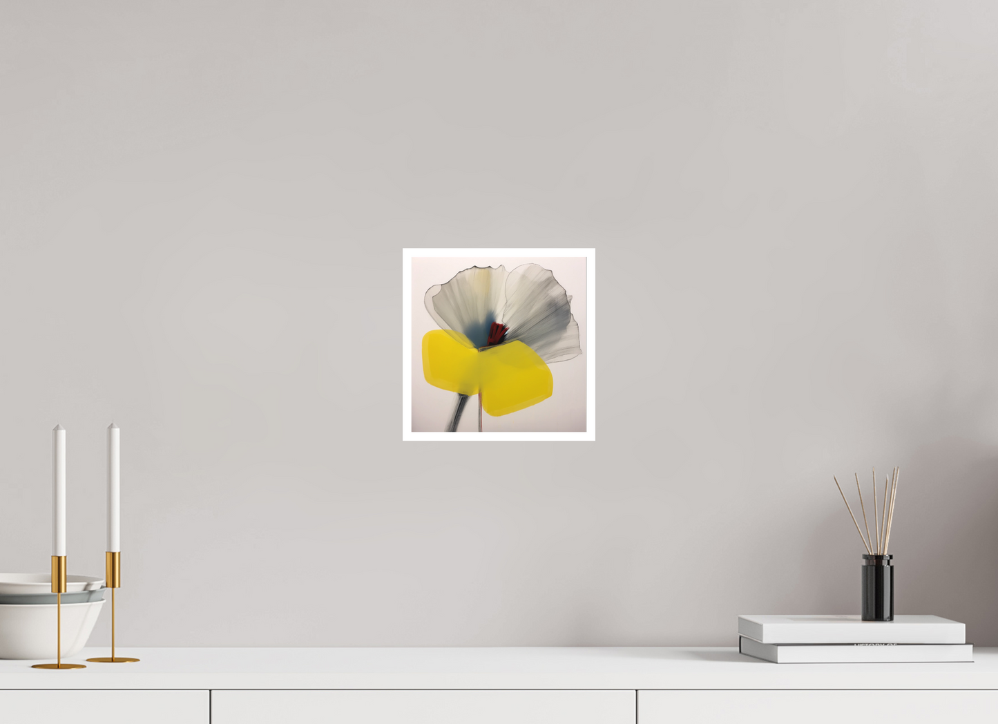 'Silent Petal Resonance' Fine Art Print