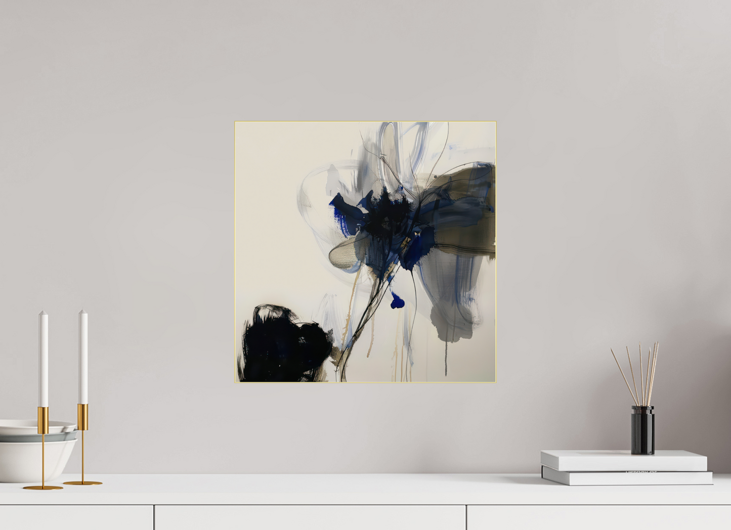 'Petal Dynamics' behind Plexiglass