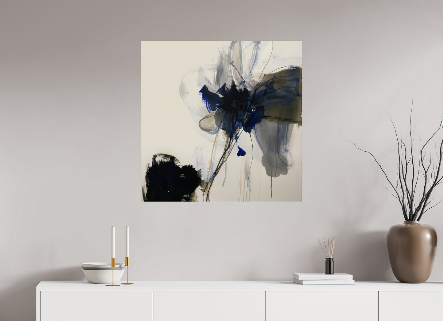 'Petal Dynamics' behind Plexiglass