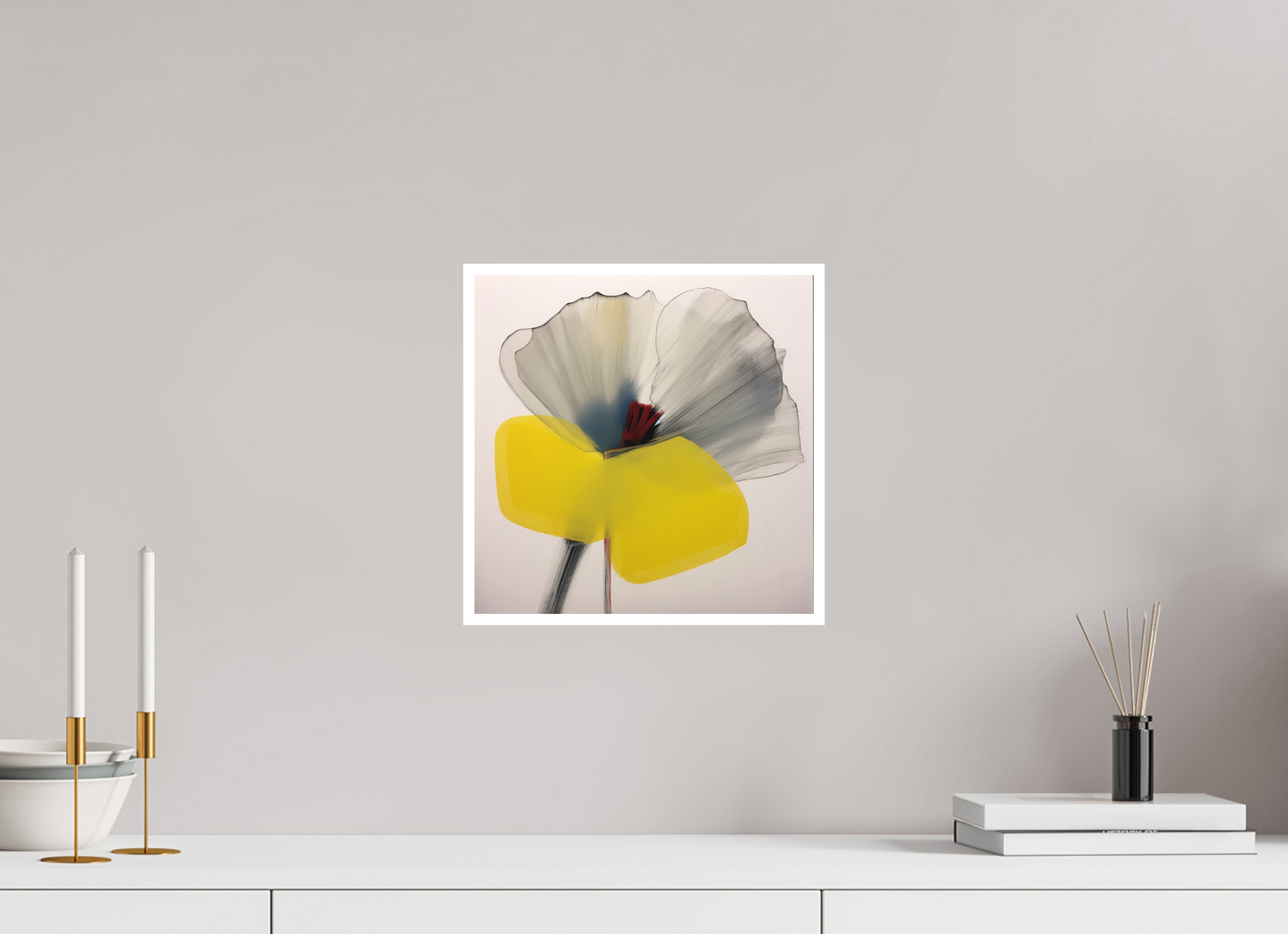 'Silent Petal Resonance' Fine Art Print
