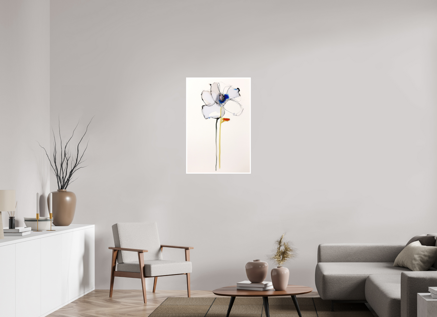 'Gentle Blue Whisper' (Fine Art Print on Canson Arches Aquarelle Water Color Paper)