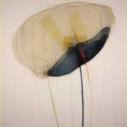 'Blossom Whisper' behind Plexiglass