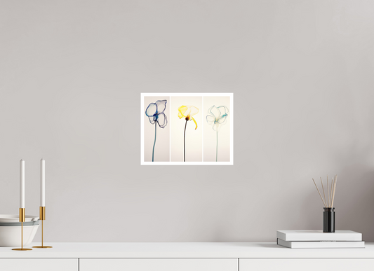 'Subtle Dance of Ethereal Blooms' Fine Art Print